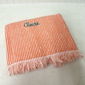 Mark & Graham mini stripe beach towel